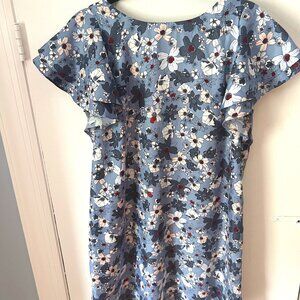 Loft Outlet Floral Print Dress, size M